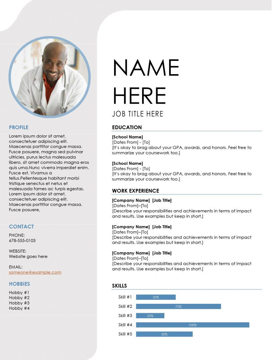 Resume Template for College Students Free Download Template. Download Cv Templates Microsoft Word: Resumes and …
