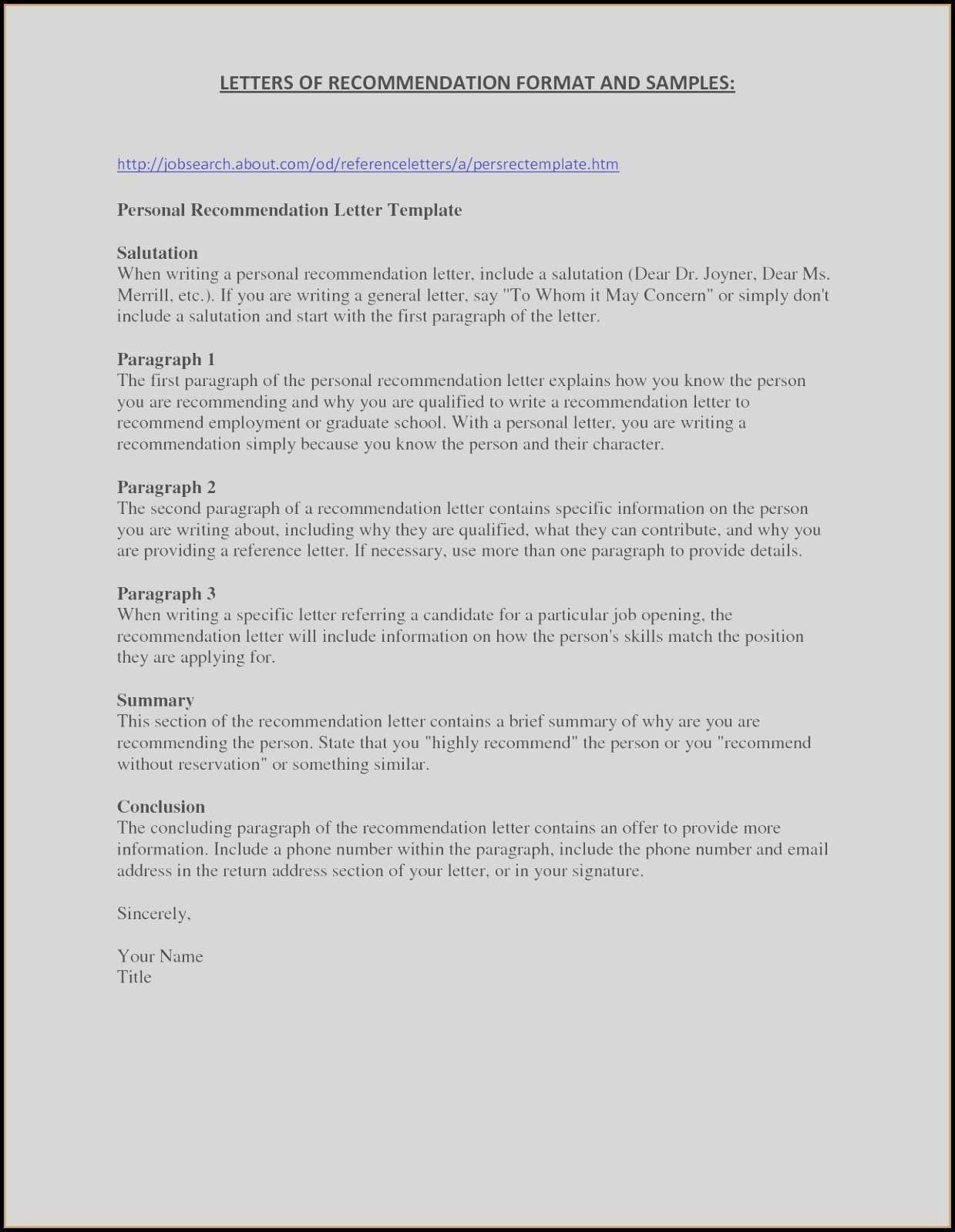 Resume Template for Letter Of Recommendation Personal Recommendation Letter Template Fresh Personal Letter Of … Resume Template for Letter Of Recommendation Personal Recommendation Letter Template Fresh Personal Letter Of …