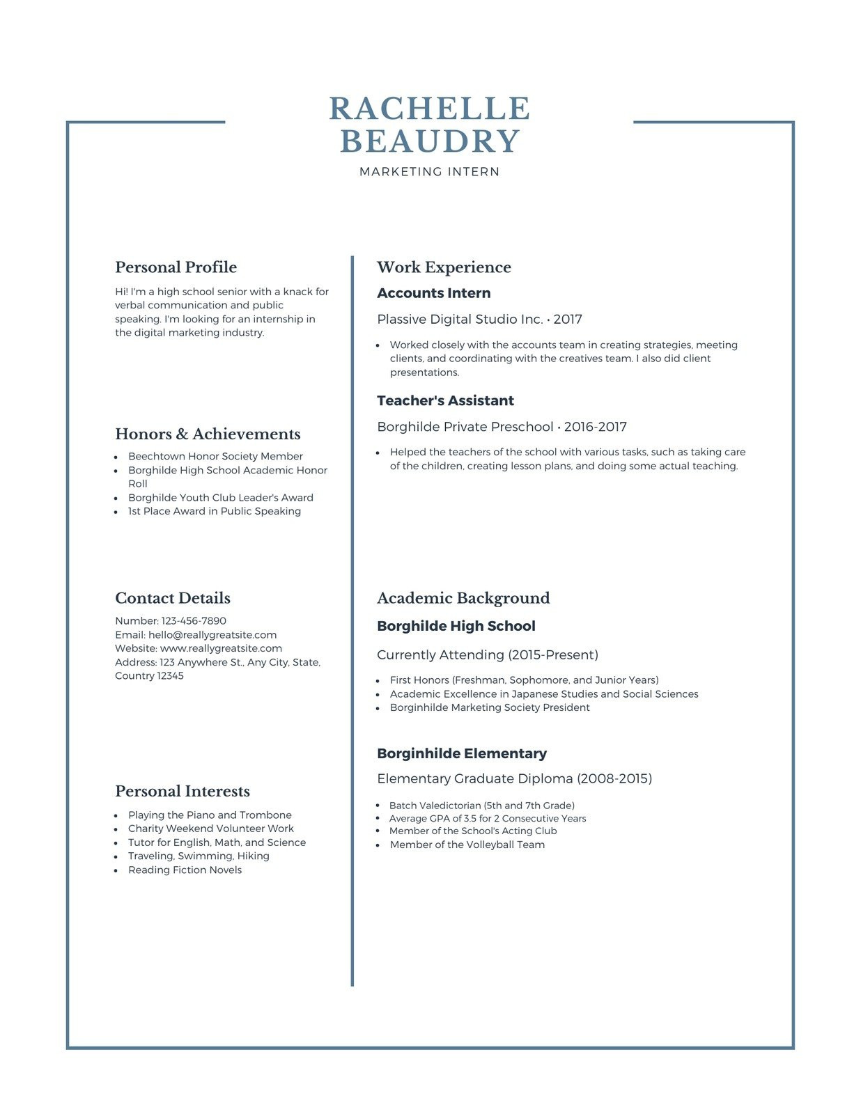 Resume Templates Free for High School Students 26lancarrezekiq Free Custom Printable High School Resume Templates Canva