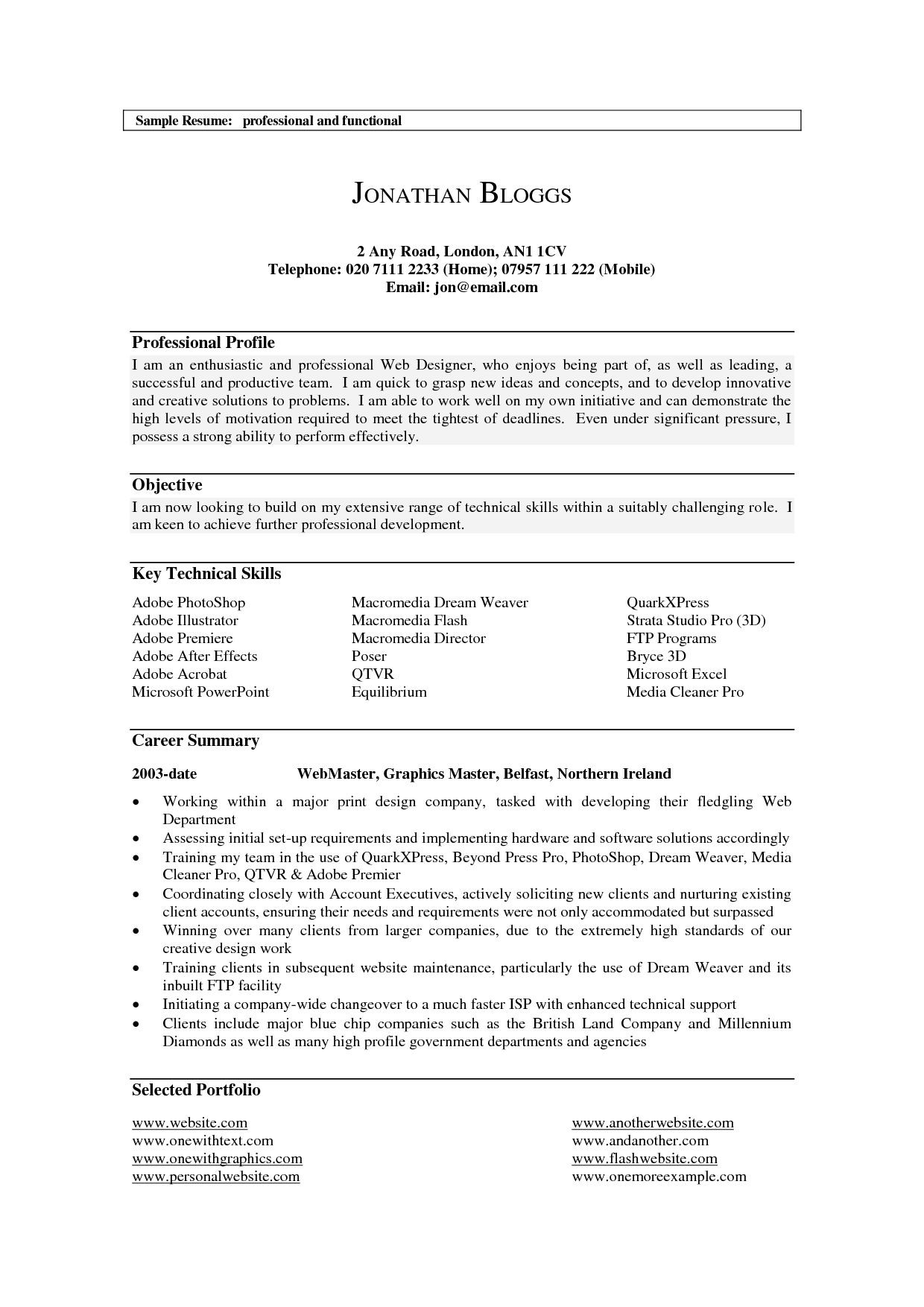 Sample Of Professional Profile for A Resume Resume Examples Profile , #examples #profile #resume …