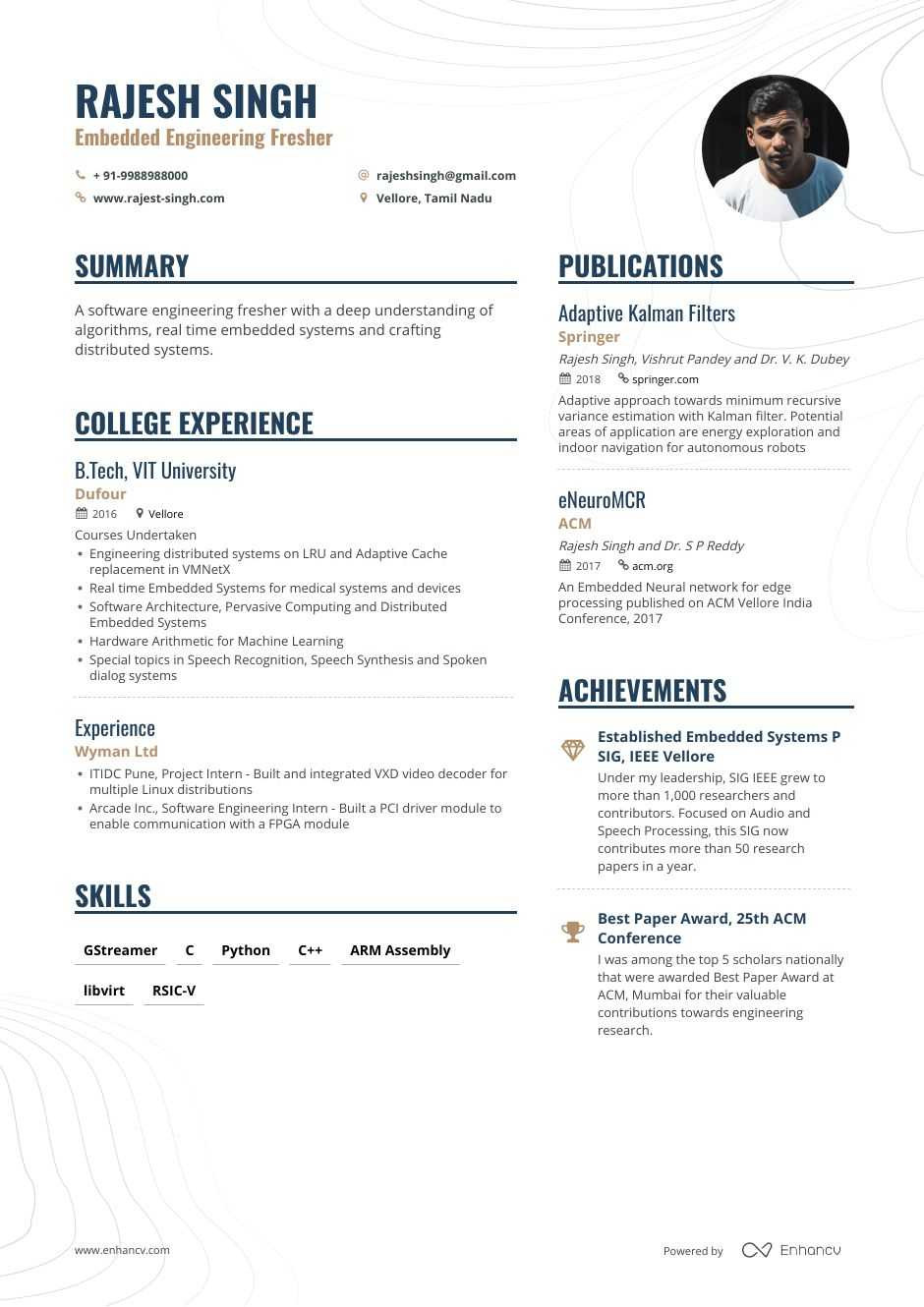 Sample Resume for Freshers with Internship Experience Fresher Intern Resume 8 Step Ultimate Guide for 2021