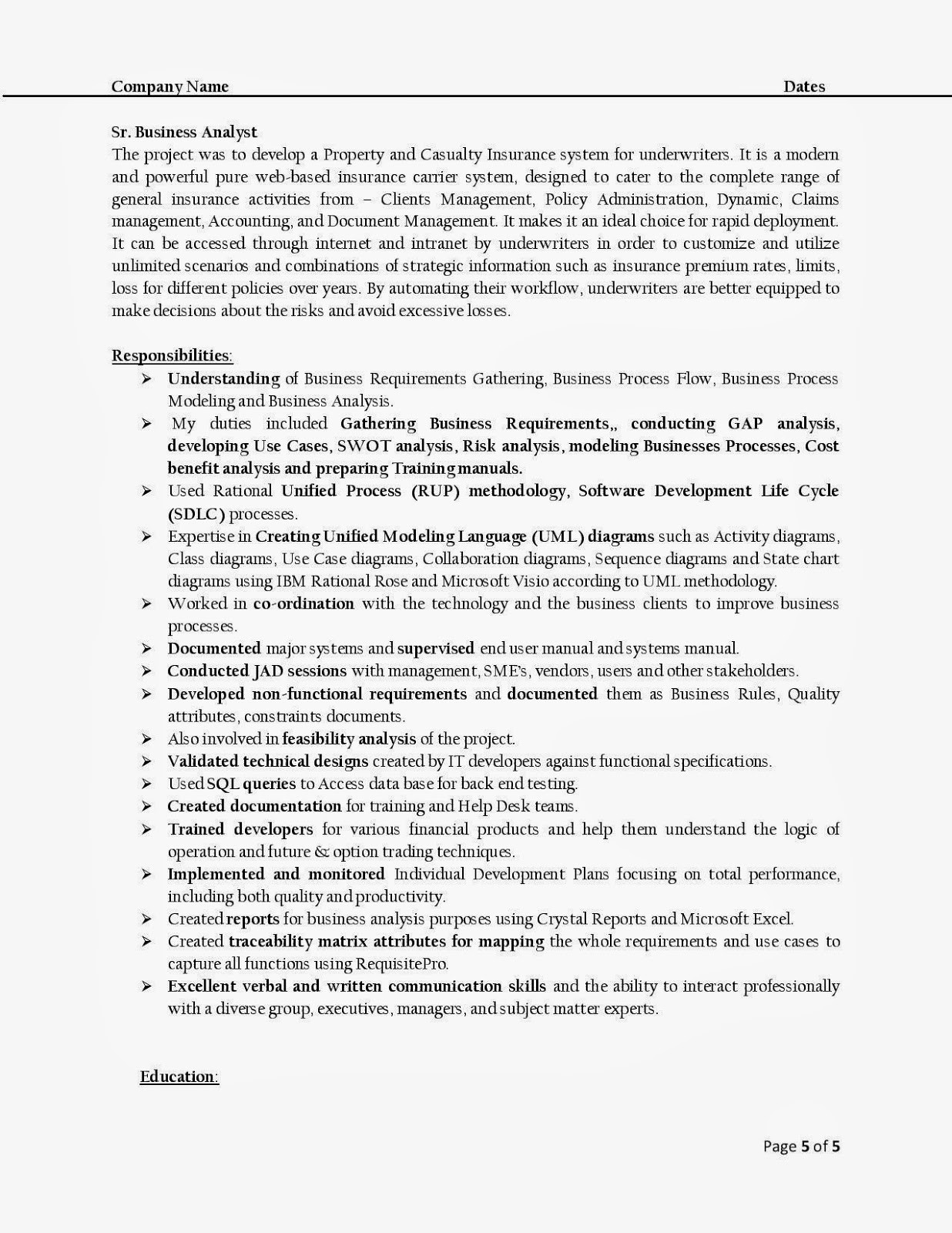 Sample Resume for H1b Visa Application H1b Resume Sample October 2021