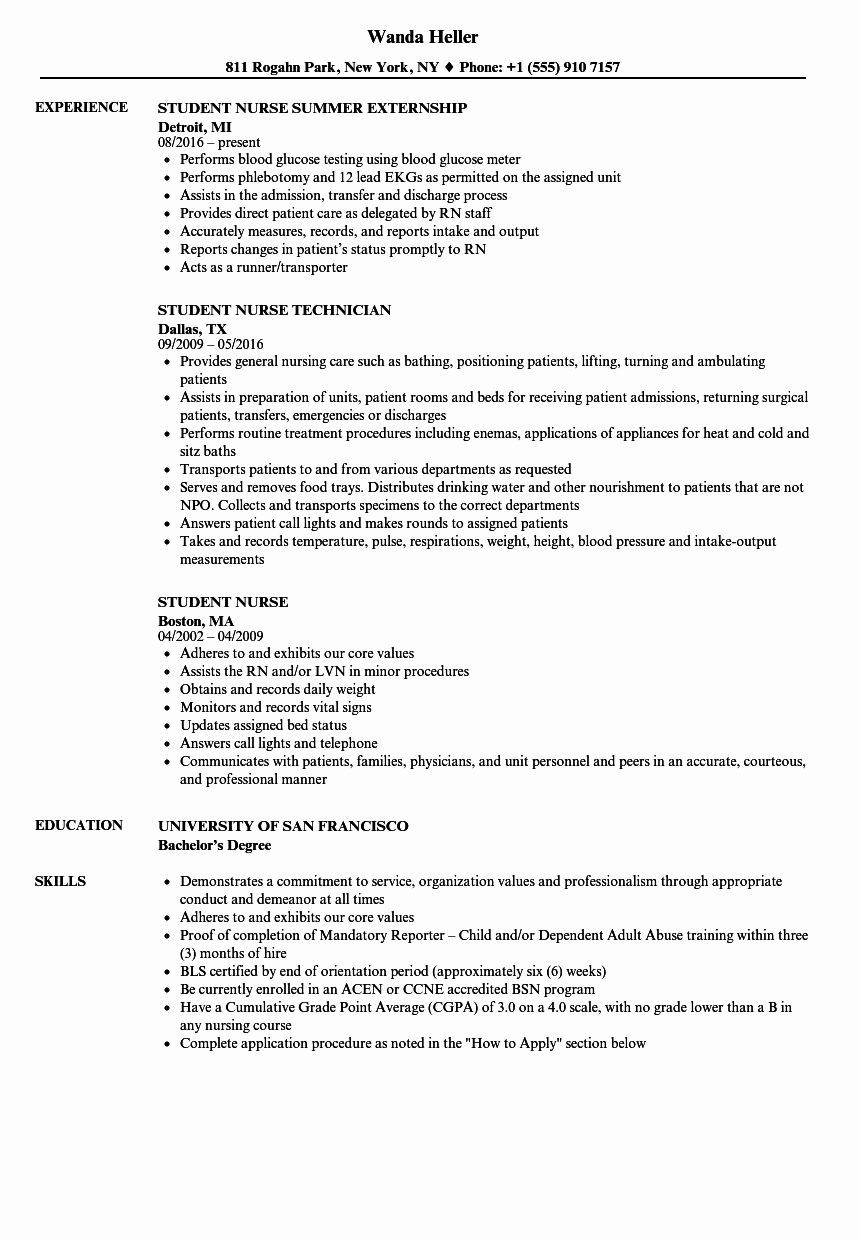 Sample Resume for Nursing Students Applicants Nursing Student Resume for Externship Resume Writing Tips Sample Resume for Nursing Students Applicants Nursing Student Resume for Externship Resume Writing Tips
