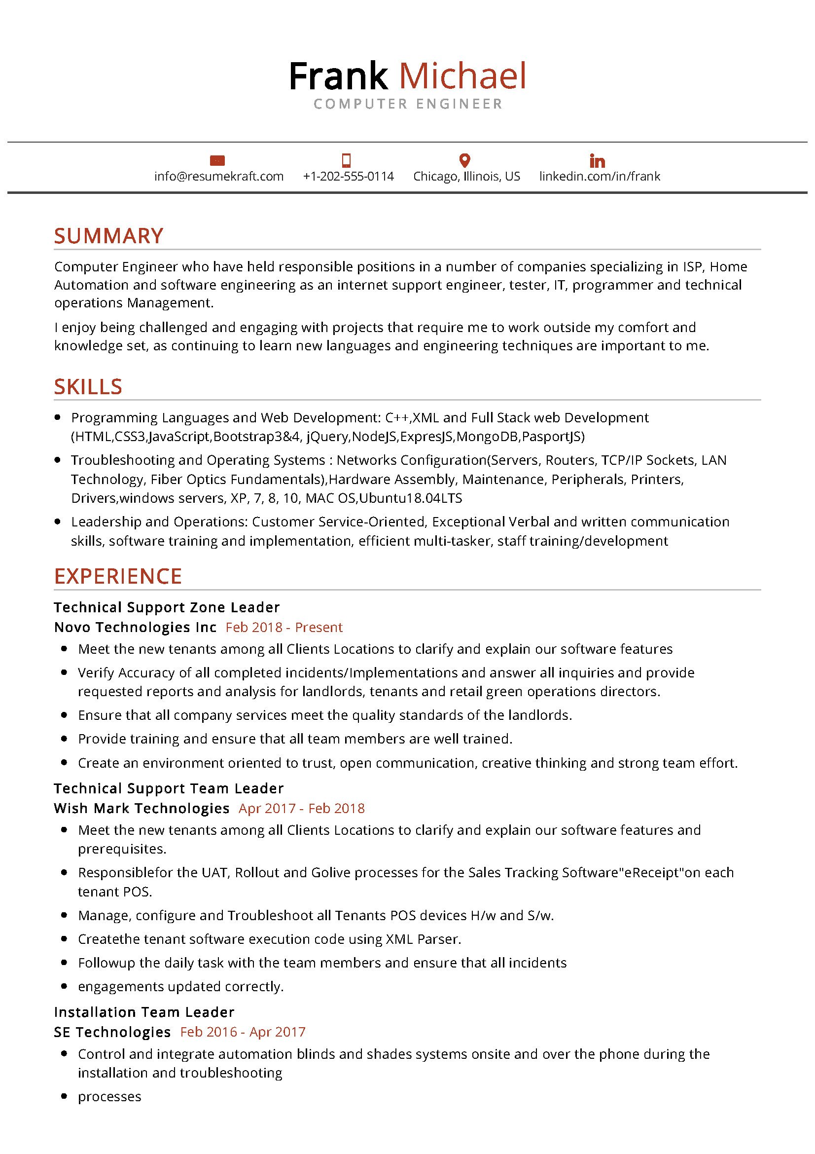 Sample Resume for Ojt Computer Engineering Students Puter Engineer Resume Sample Resumekraft