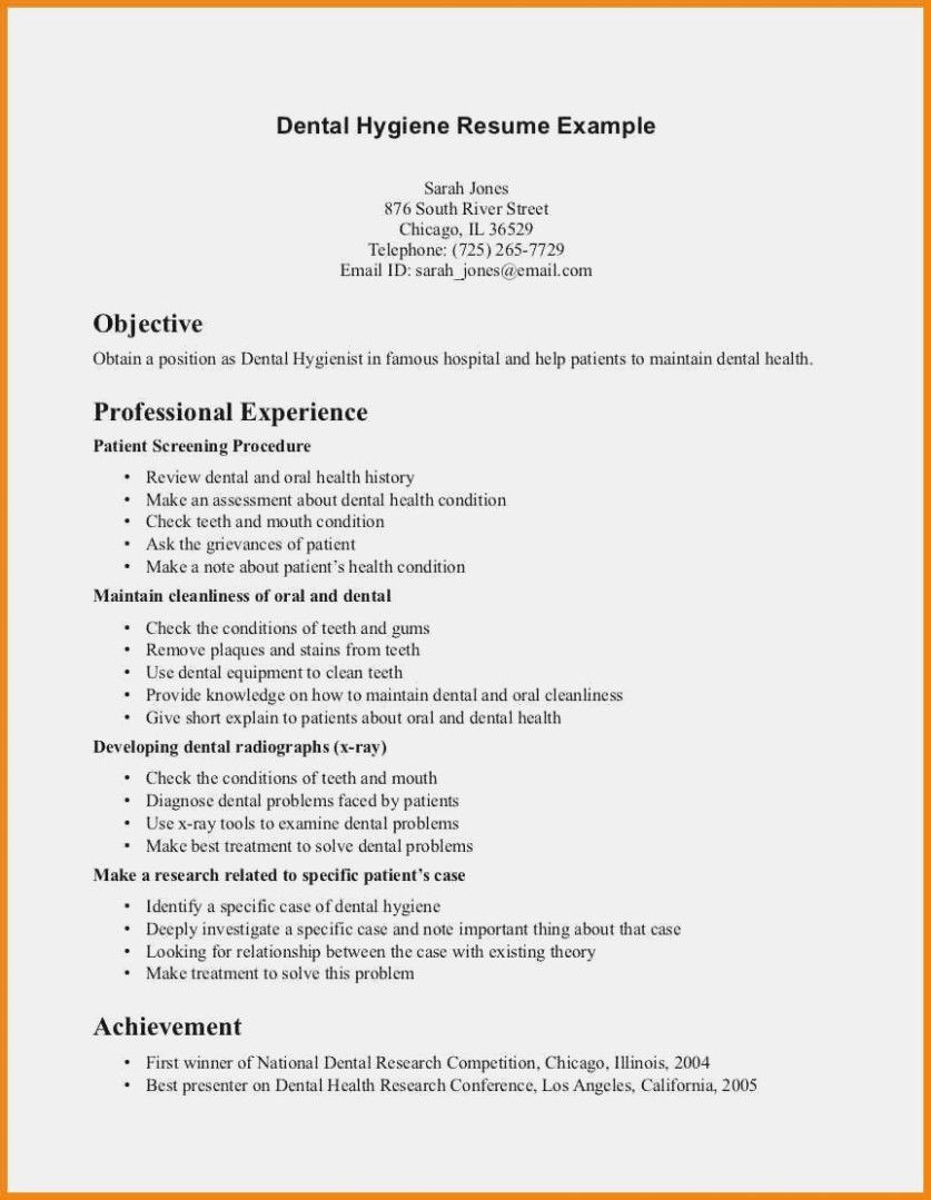 Sample Resume Objectives for Dental assistant Writing Tips to Make Resume Objective with Examples Dental …