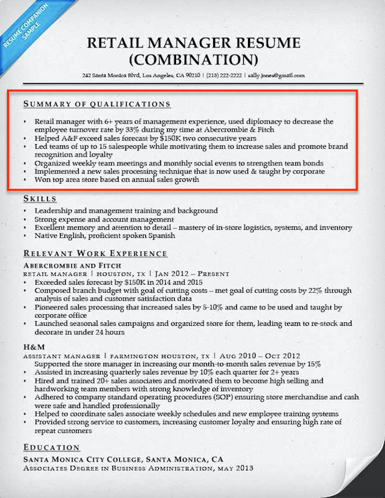 Summary Of Qualifications for Resume Sample How to Write A Summary Of Qualifications Summary Of Qualifications for Resume Sample How to Write A Summary Of Qualifications