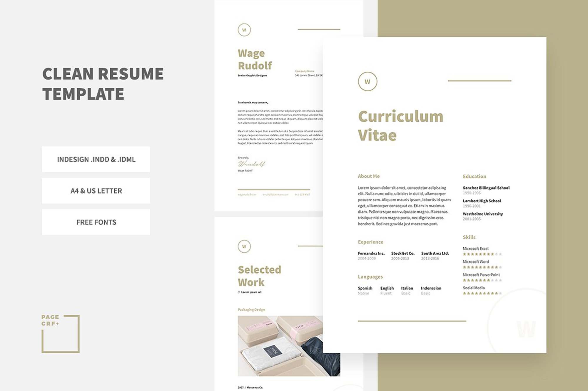 Adobe Indesign Resume Template Free Download 30lancarrezekiq Free Creative Resume Templates for Adobe Indesign Decolore.net