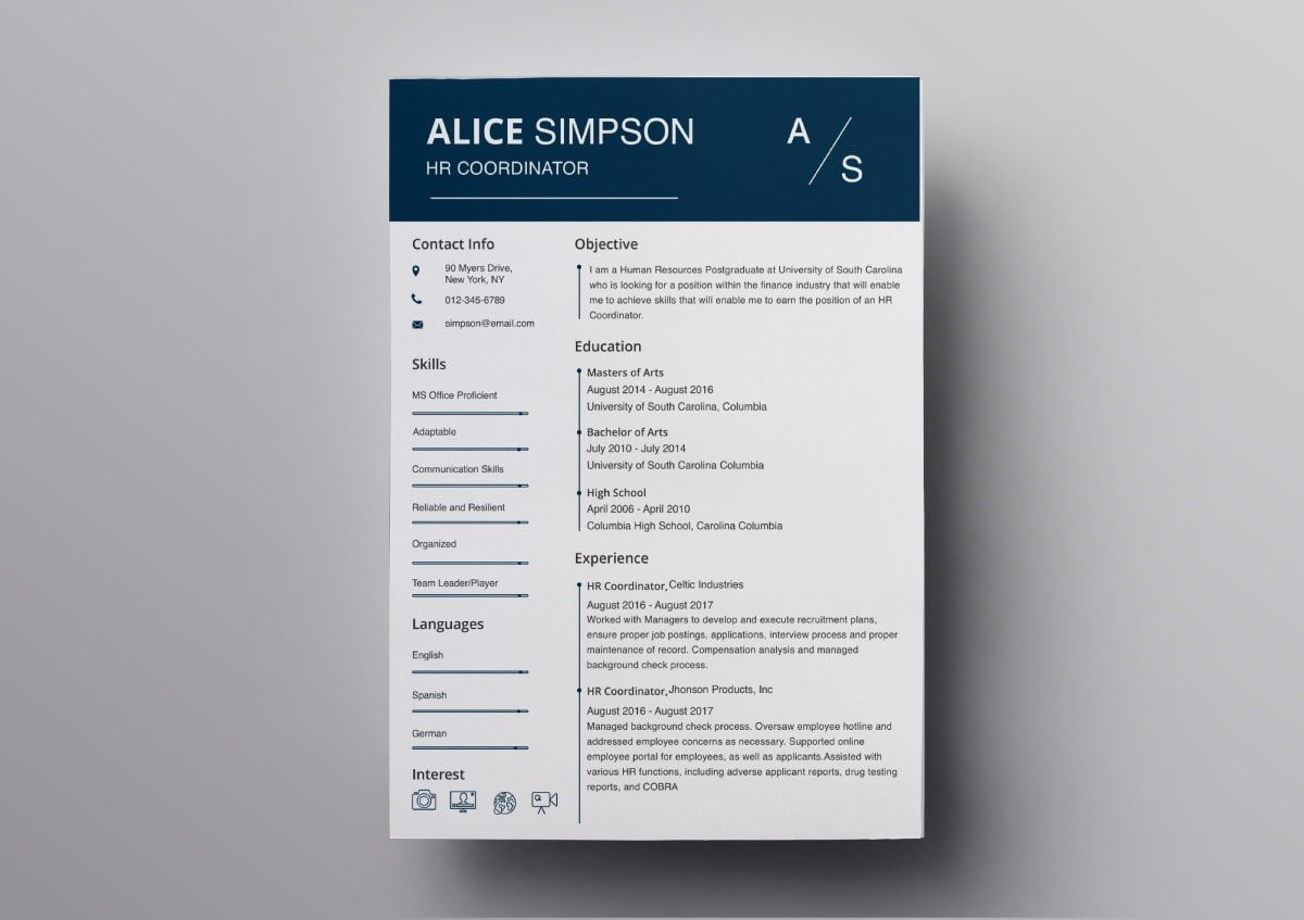 Apple Pages Resume Template Download Free Pages Resume Templates: 10lancarrezekiq Free Resume Templates for Mac