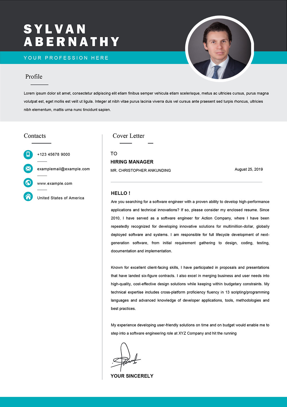 Best Cover Letter Template for Resume Super Clean Cover Letter Template for Word