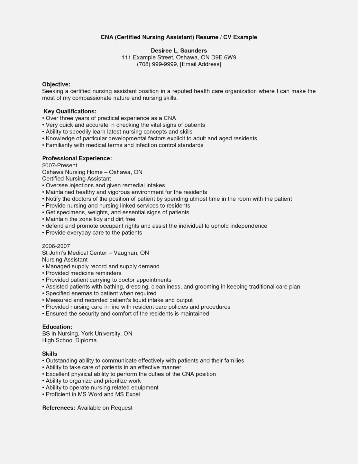 Certified Nursing assistant Resume Sample No Experience top 15 Trends In Resume