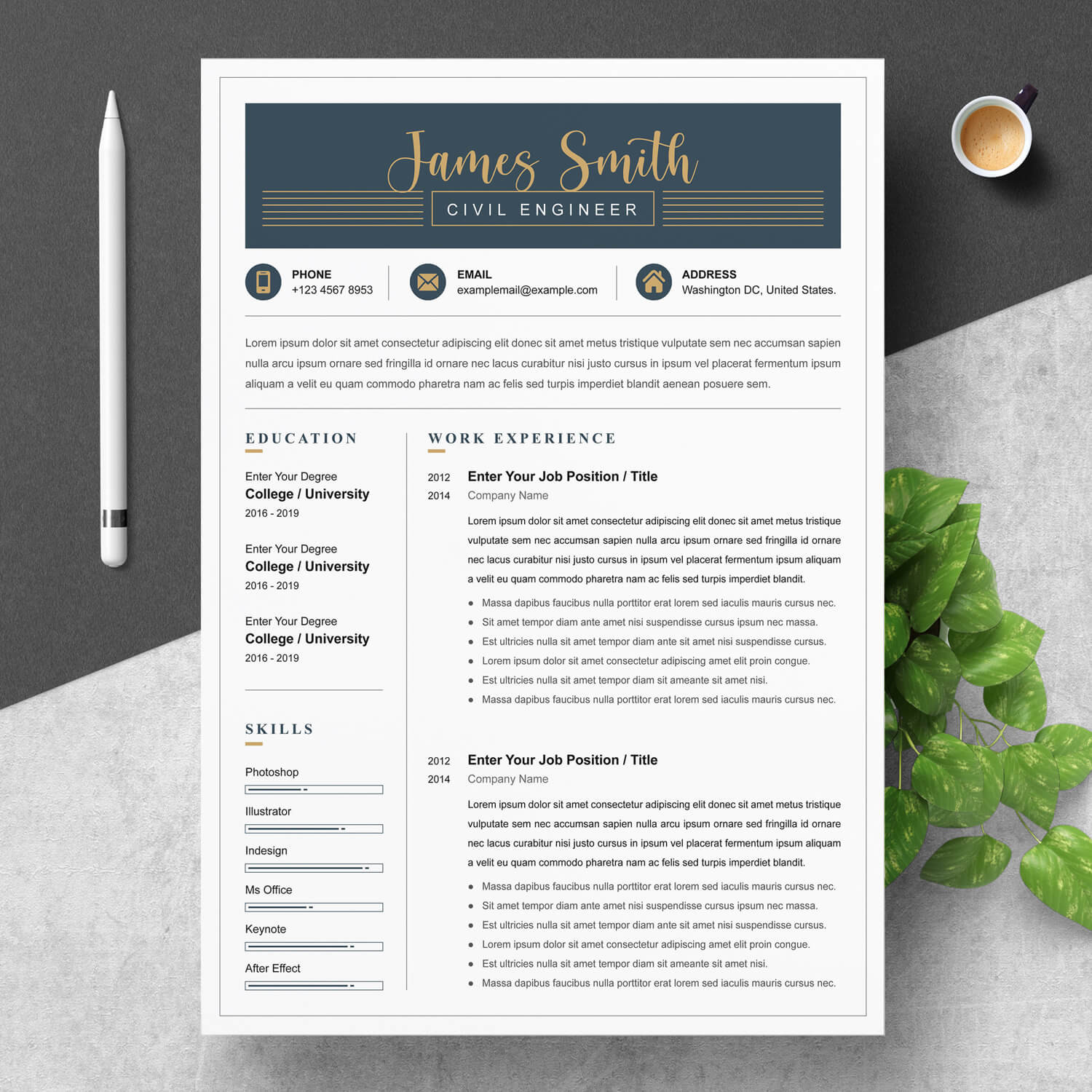 Civil Engineer Resume Template Free Download Civil Engineer Resume Template – Resumeinventor