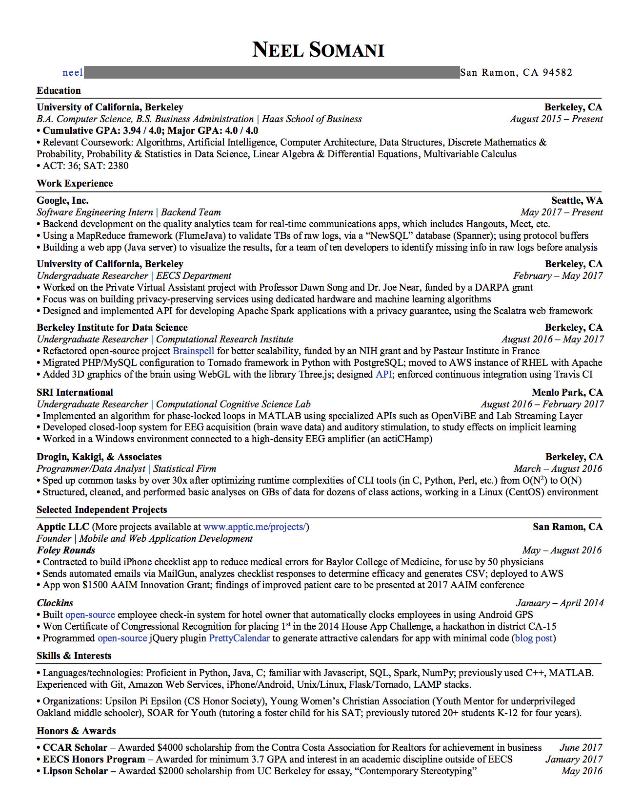 Cracking the Coding Interview Resume Template How to Craft A Winning Resume (& Land An Offer From Google …