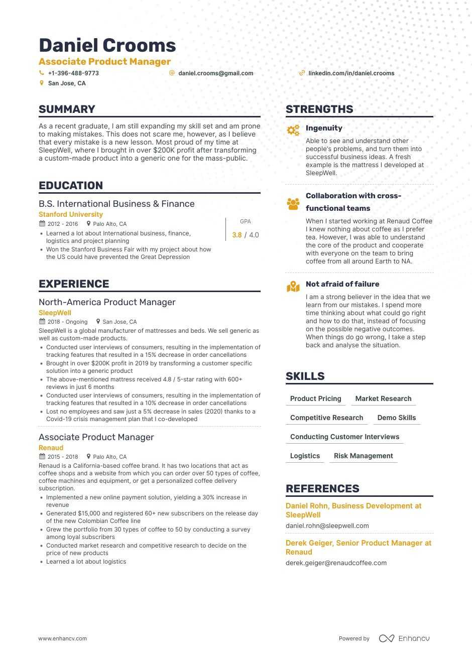 Director Of Product Development Resume Sample Product Manager Resume Examples & Guide for 2021 Director Of Product Development Resume Sample Product Manager Resume Examples & Guide for 2021