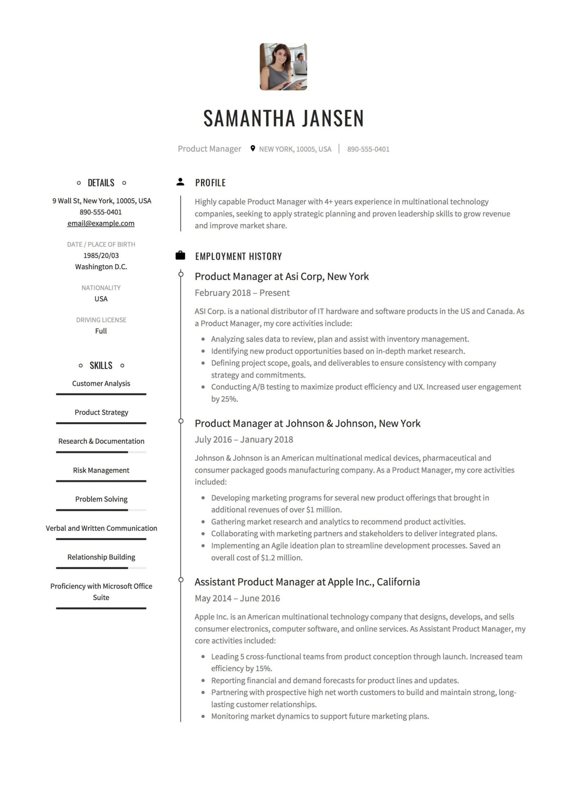 Director Of Product Development Resume Sample Product Manager Resume & Guide 12 Samples Pdf 2020 Director Of Product Development Resume Sample Product Manager Resume & Guide 12 Samples Pdf 2020