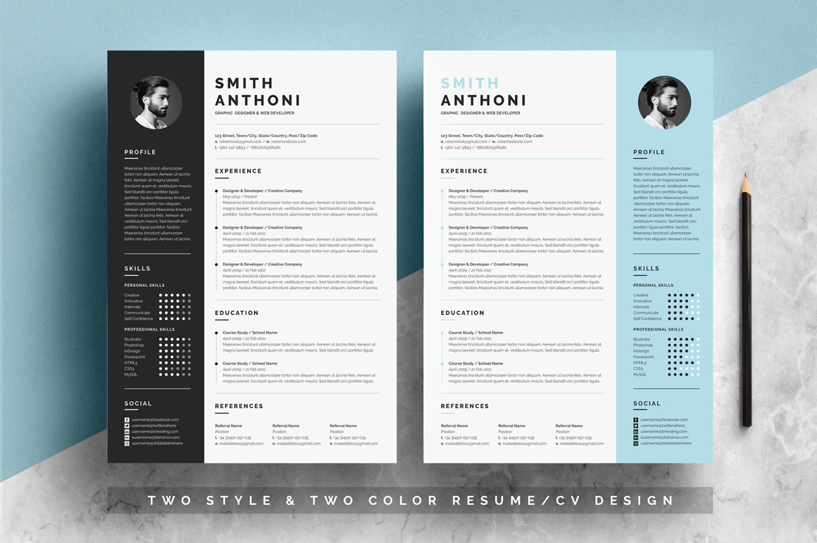 Free Creative Resume Templates for Pages 2 Pages Resume Template â Free Resumes, Templates Pixelify.net
