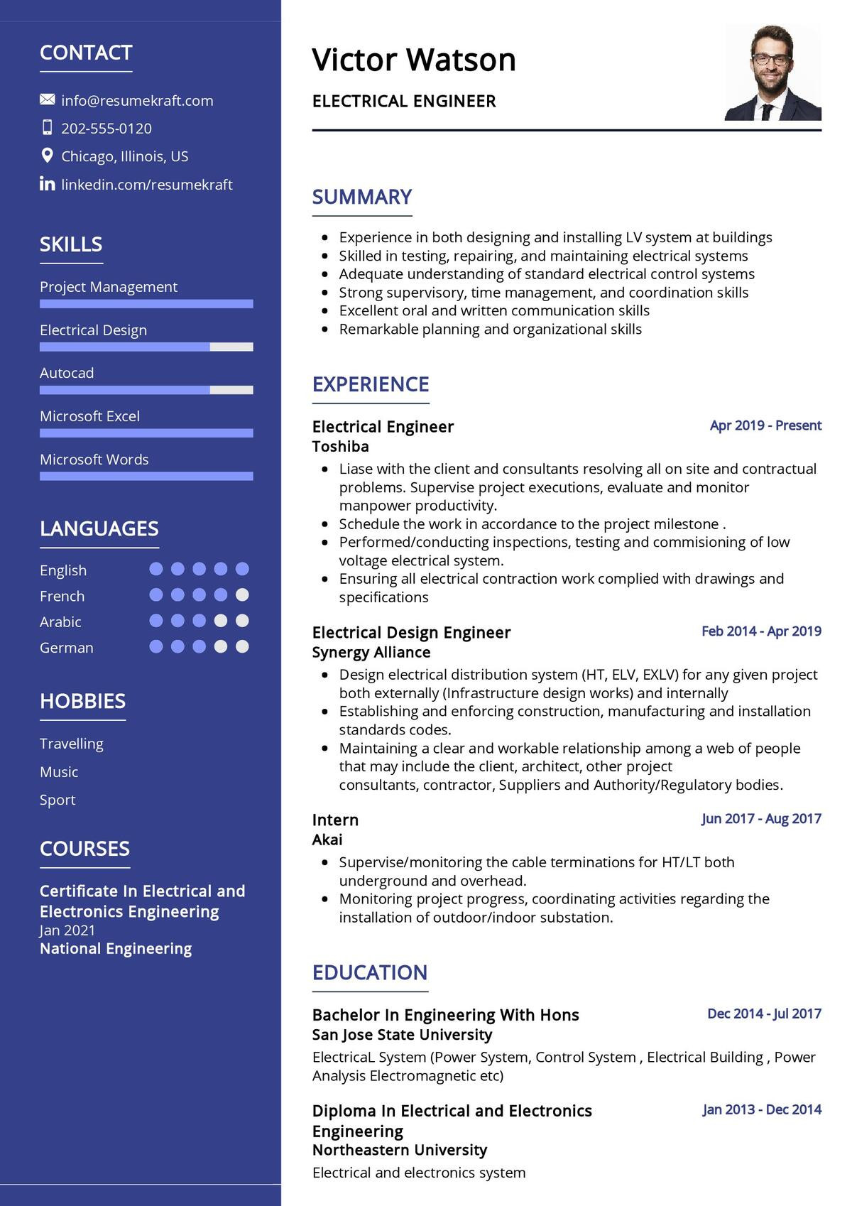 Free Resume Templates for Electrical Engineers Electrical Engineer Cv Sample 2021 Writing Tips – Resumekraft