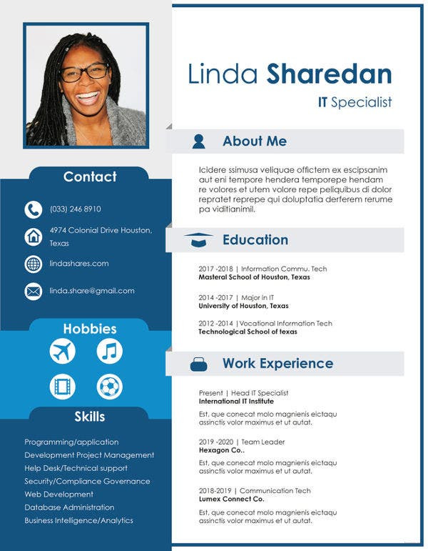 Free Sample Resume for It Professional 8 Professional Resume Templates Pdf Doc Free Sample Resume for It Professional 8 Professional Resume Templates Pdf Doc