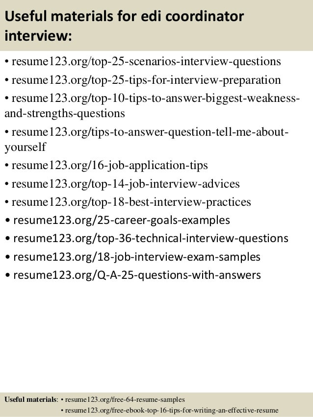 Resume 123 org Free 64 Resume Samples top 8 Edi Coordinator Resume Samples Resume 123 org Free 64 Resume Samples top 8 Edi Coordinator Resume Samples