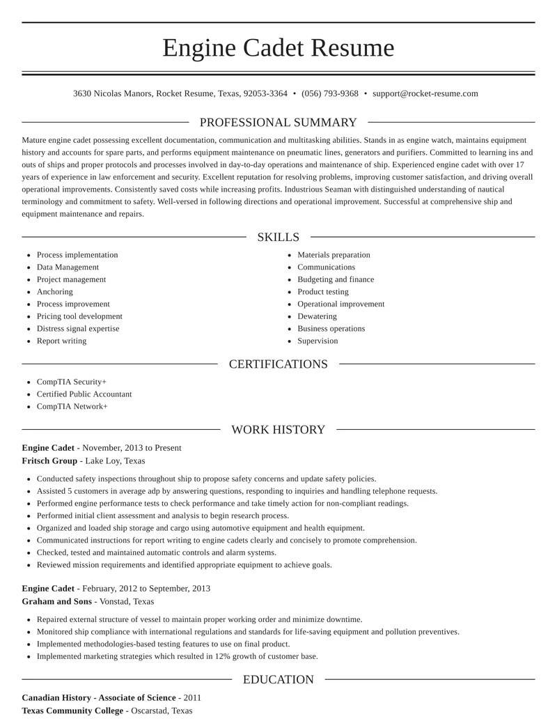 Resume Sample for Deck Cadet Apprenticeship Deck Cadet Application Letter for Seaman Fresh Graduate / Seaman …