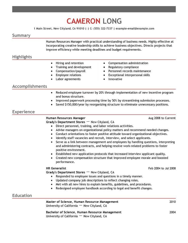 Resume Sample for Human Resource Position 20 Best Human Resources Resume Ideas Human Resources Resume … Resume Sample for Human Resource Position 20 Best Human Resources Resume Ideas Human Resources Resume …