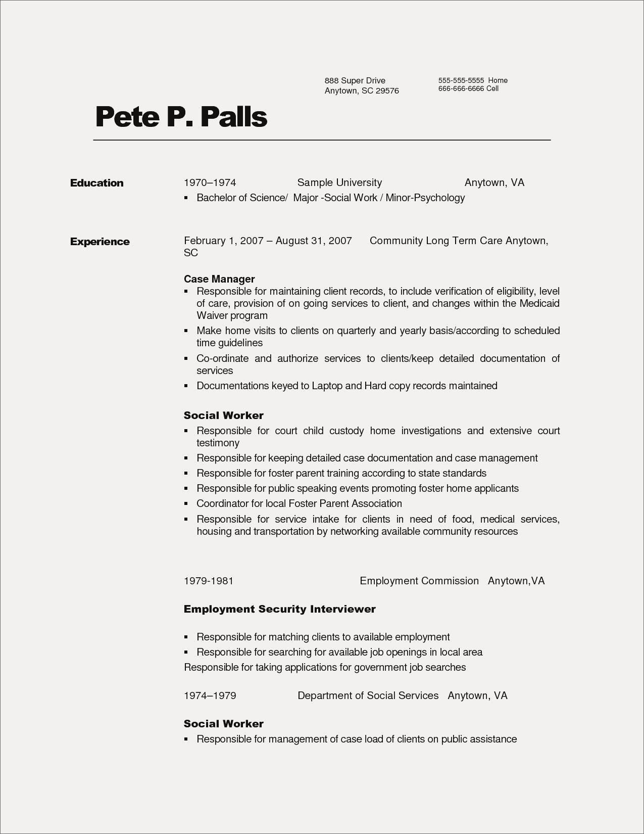 Resume Template for Long Term Employment Cv Template Youth Worker – Resume format Resume Objective …