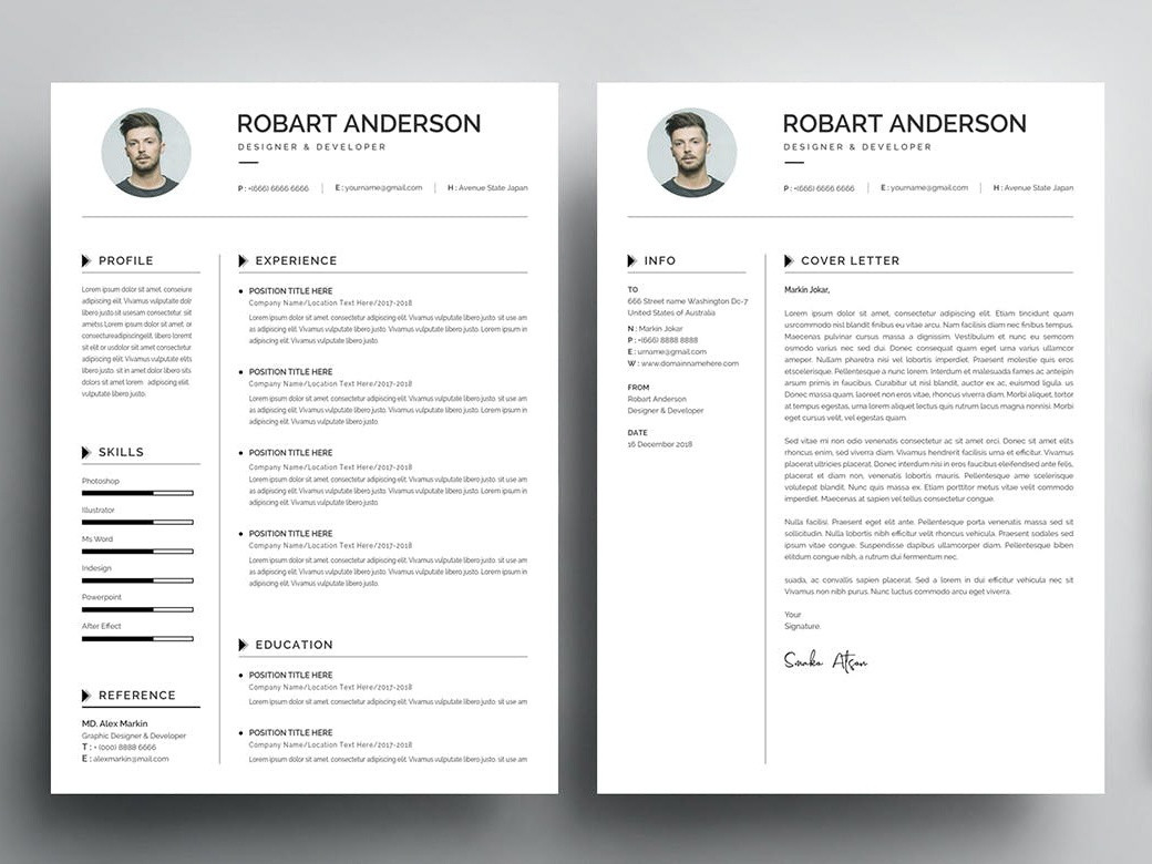 Resume Template Free Download for Fresh Graduate Free Fresh Graduate Resume Template   Cover Letter by andy Khan On …