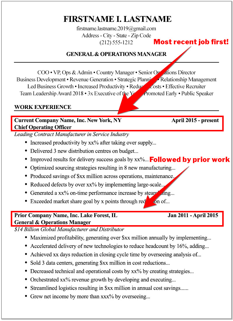 Resume Template Multiple Positions Same Company the High Score Resume format: How to Write A Resume for 2022