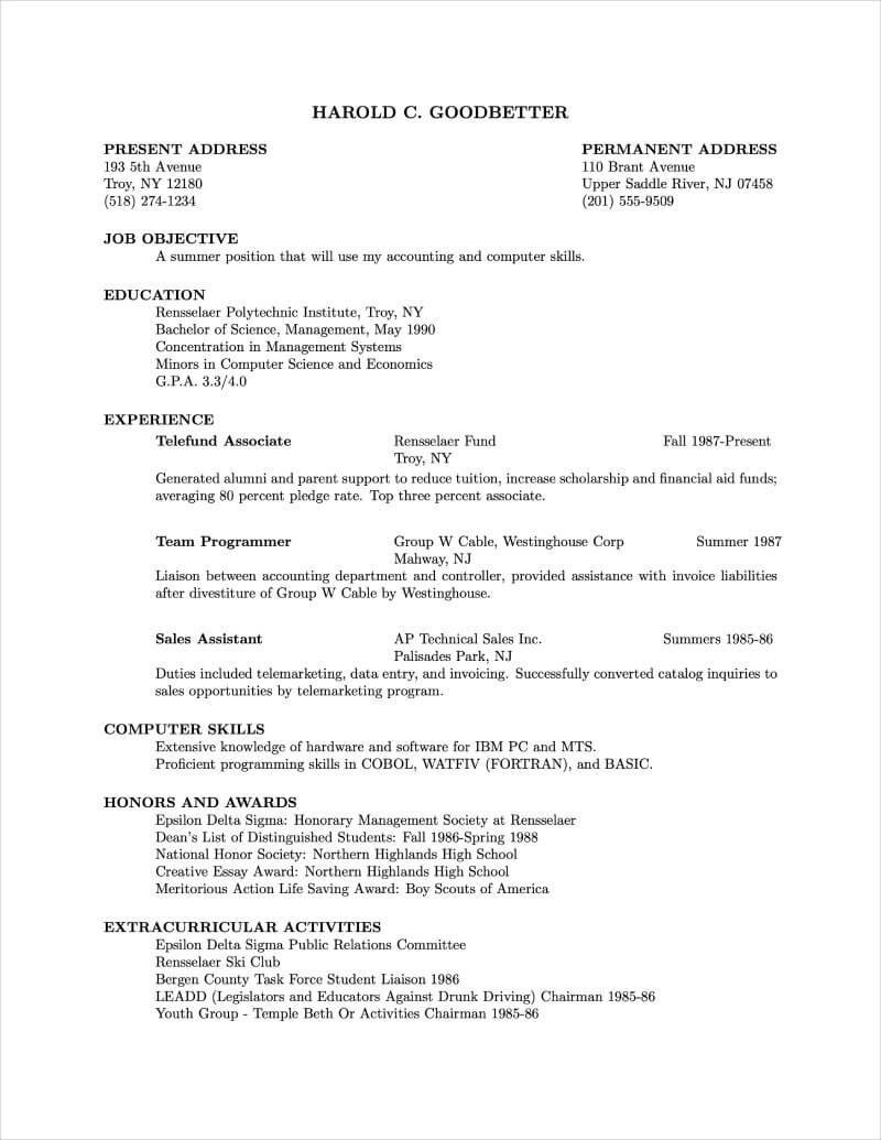 Resume Template with Current and Permanent Address 15lancarrezekiq Latex Resume Templates and Cv Templates for 2021