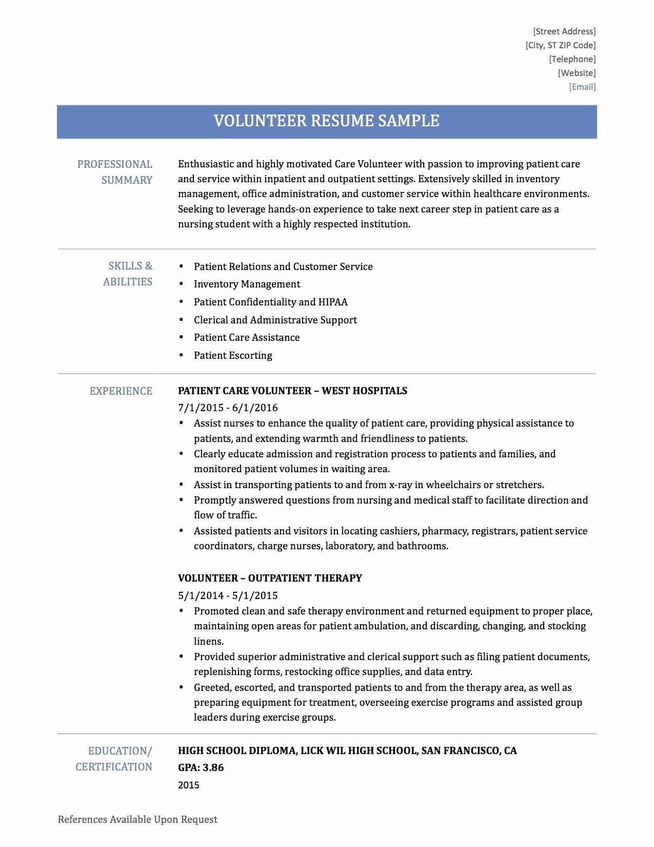 Resume with Quotes On Side Template Resume Examples Volunteer – Resume Examples Resume Examples …