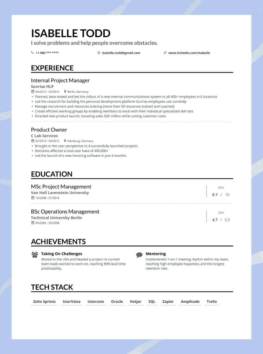 Reverse Chronological Resume Template Free Download How to Decide On Using A Reverse Chronological Resume