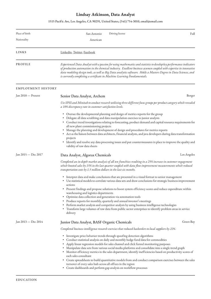 Sample Resume for assistant Professor In Mechanical Engineering Doc Data Analyst Resume Template In 2020