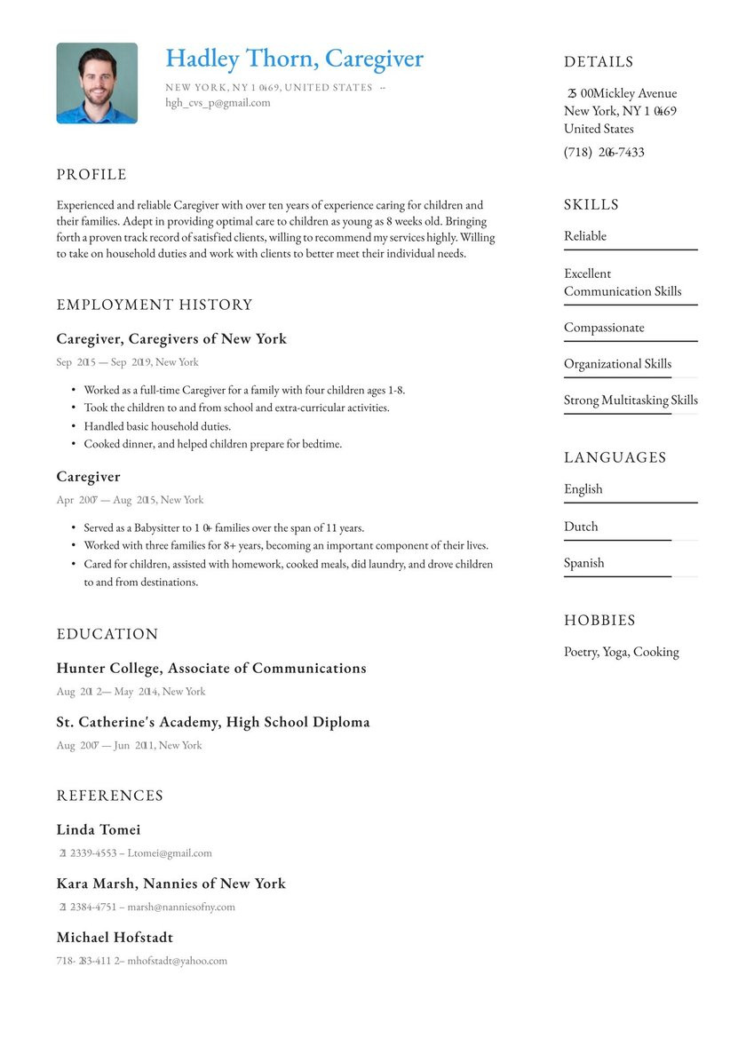 Sample Resume for Caregiver without Experience Caregiver Resume Examples & Writing Tips 2021 (free Guide) Sample Resume for Caregiver without Experience Caregiver Resume Examples & Writing Tips 2021 (free Guide)
