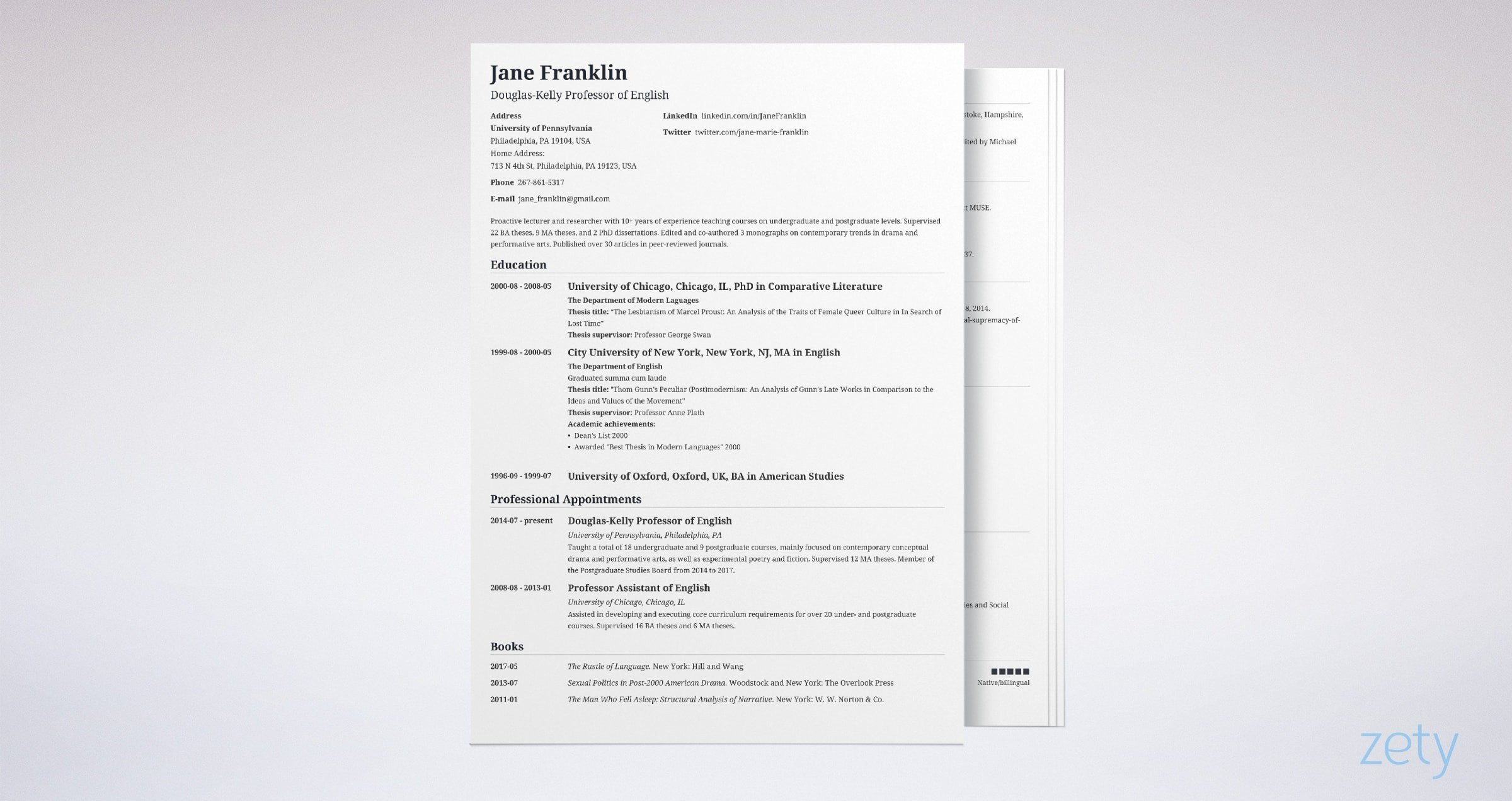Sample Resume for College Instructor Position Academic (cv) Curriculum Vitae: Template, Examples & Guide