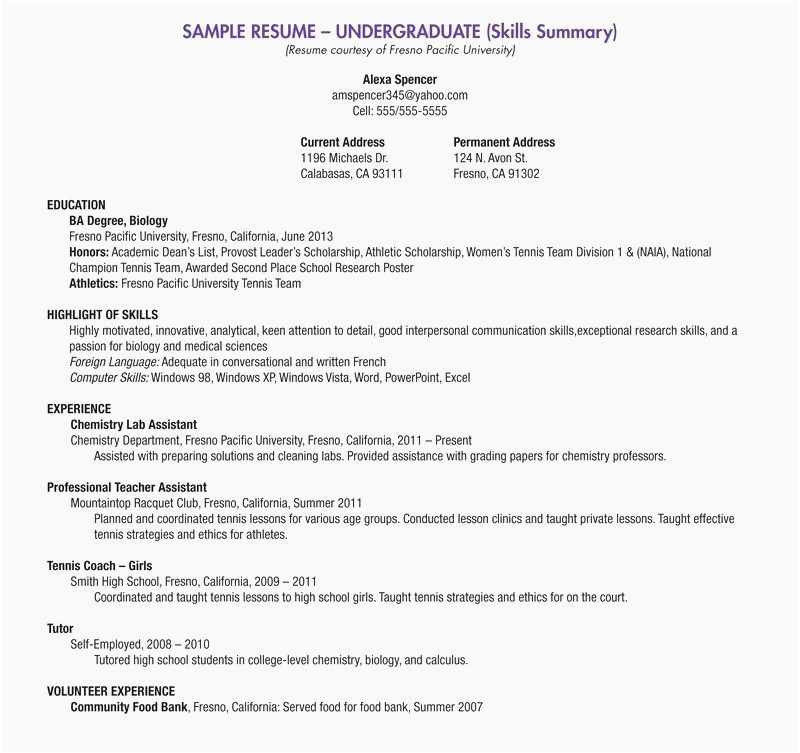 Sample Resume for High School Student Going to College Download 59 Student Resume Sample Download Free High