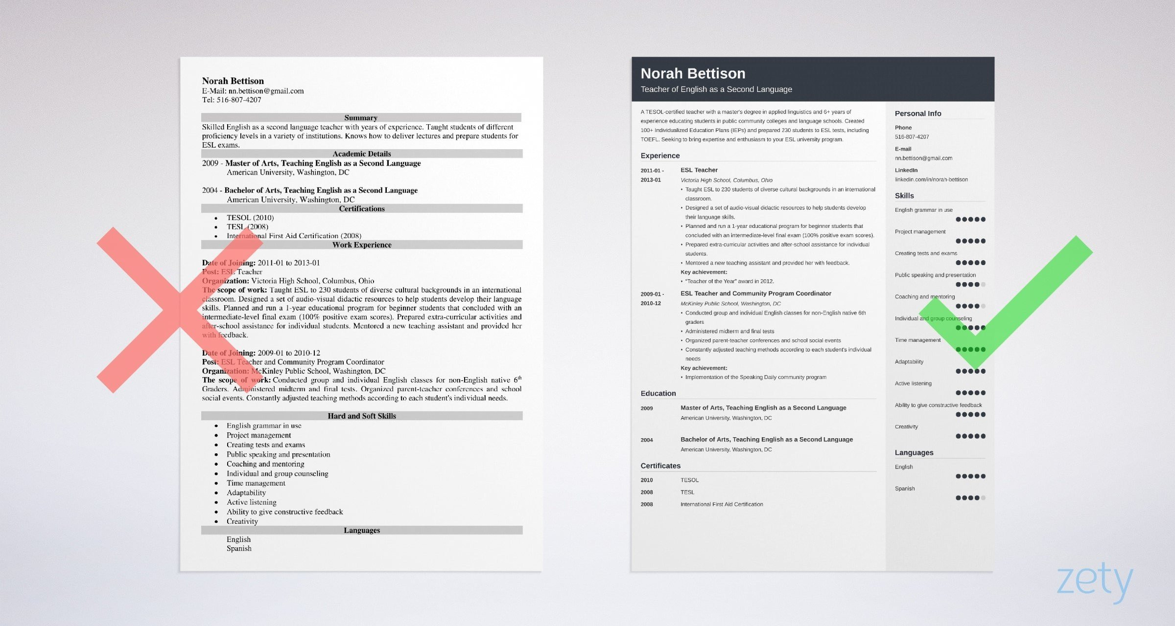 Sample Resume for Online Esl Teacher Esl Teacher Resume Examples (esl Teaching On Resumes)