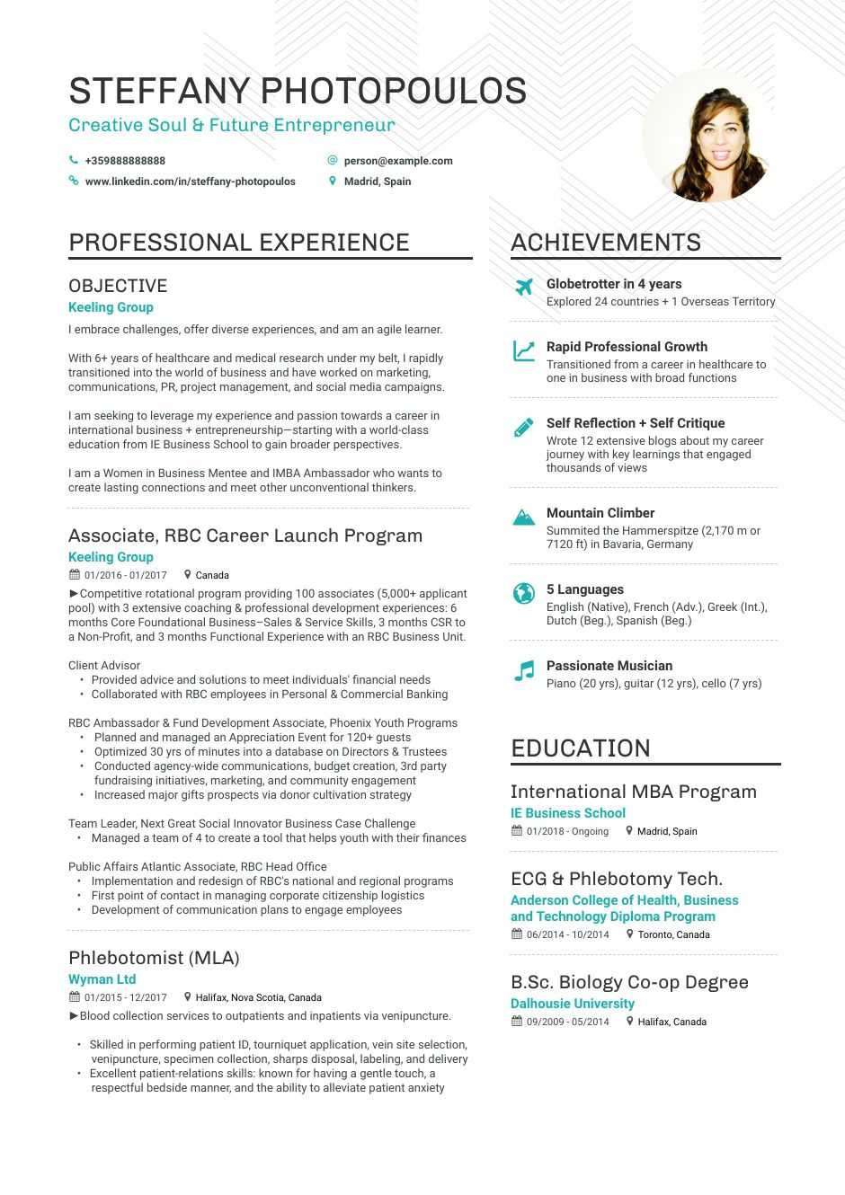 Temple Fox School Of Business Resume Template Career Change Resume Examples, Skills, Templates & More for 2021
