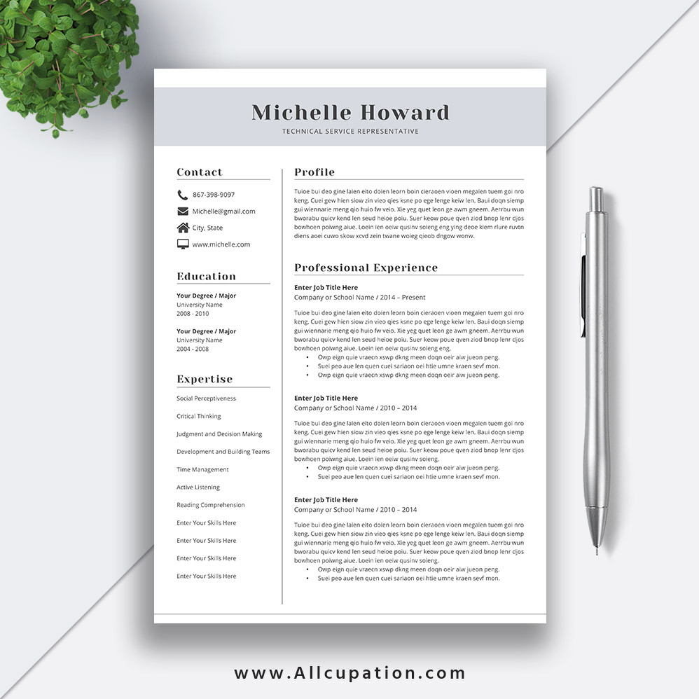 Best Resume Templates for It Professionals Best Professional Resume Template Word, Cv Template, Simple Resume …