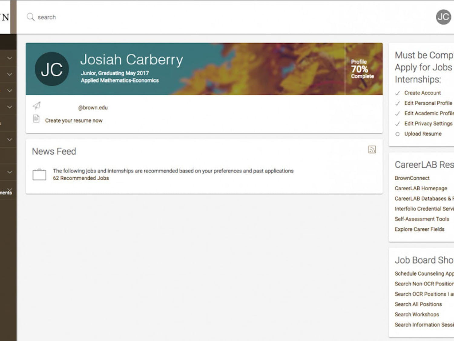 Brown Careerlab Resume Samples Brown University University News – the Brown Daily Herald