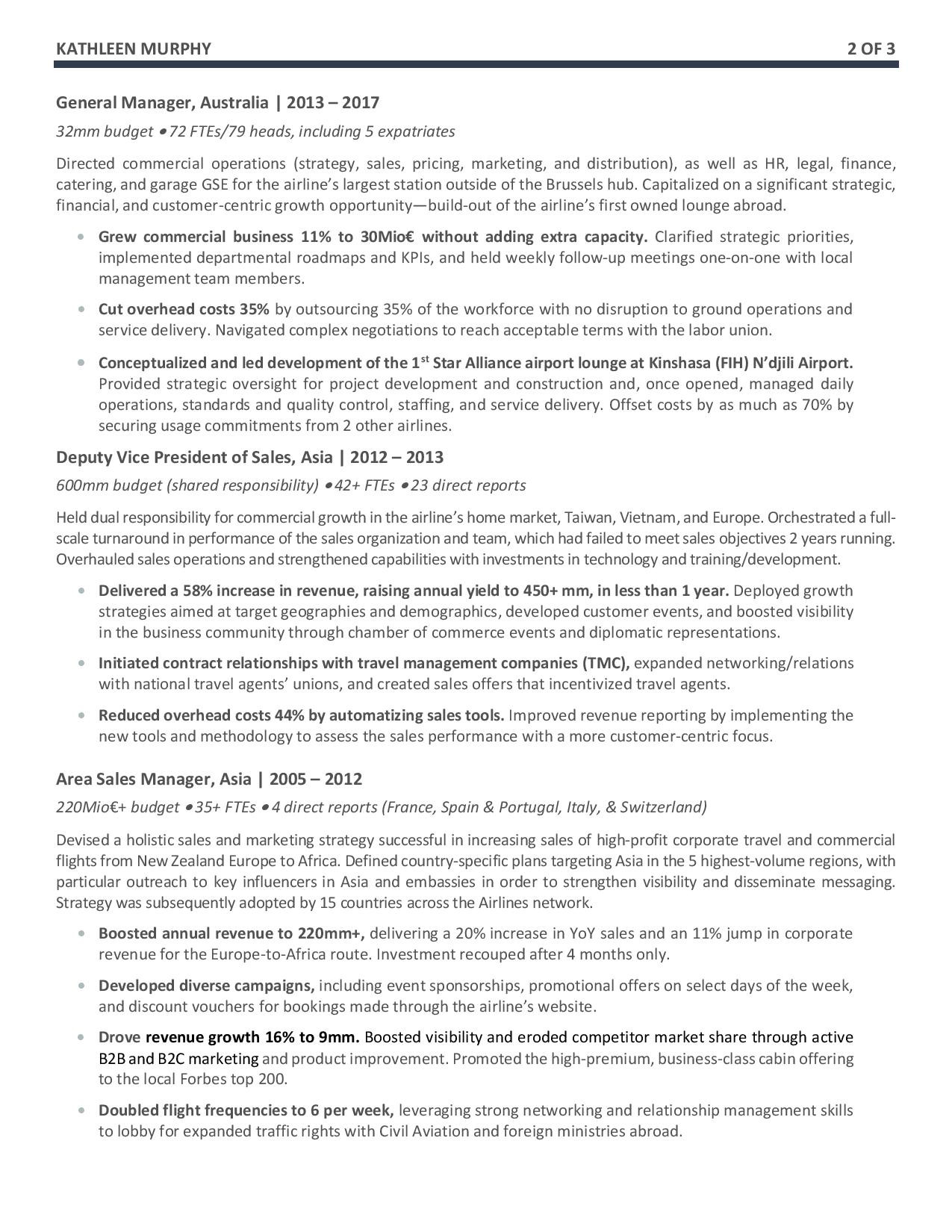 Chamber Of Commerce Executive Director Resume Sample Samples – Executive Resume Services