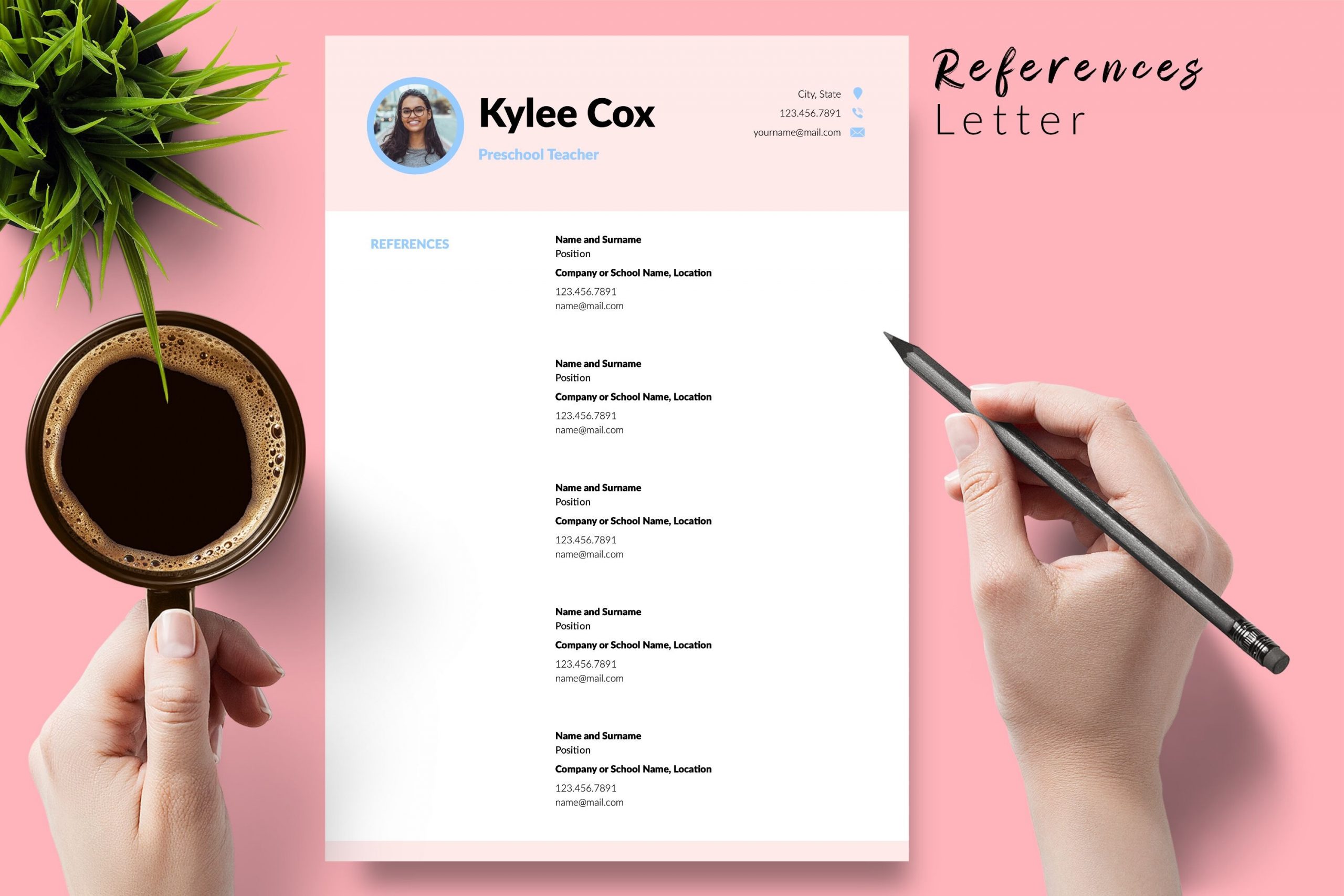 Cox School Of Business Resume Template Teacher Resume Cv Template for Microsoft Word & Apple Pages Kylie …