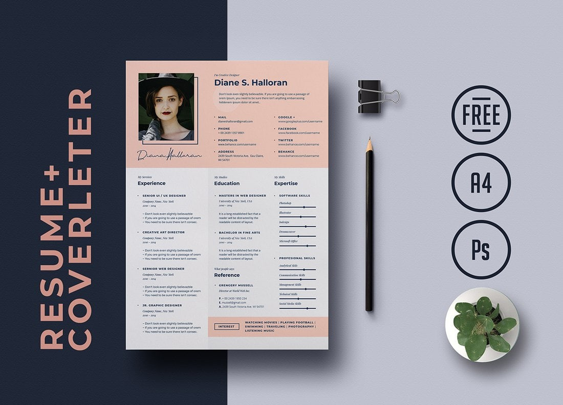 Creative Resume Templates for Freshers Free Download 50lancarrezekiq Best Cv & Resume Templates 2022 Design Shack
