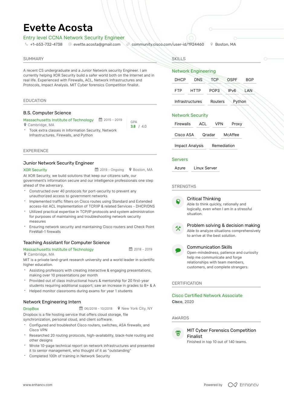Entry Level Computer Science Resume Template Computer Science Resume Examples & Guide for 2021 Entry Level Computer Science Resume Template Computer Science Resume Examples & Guide for 2021