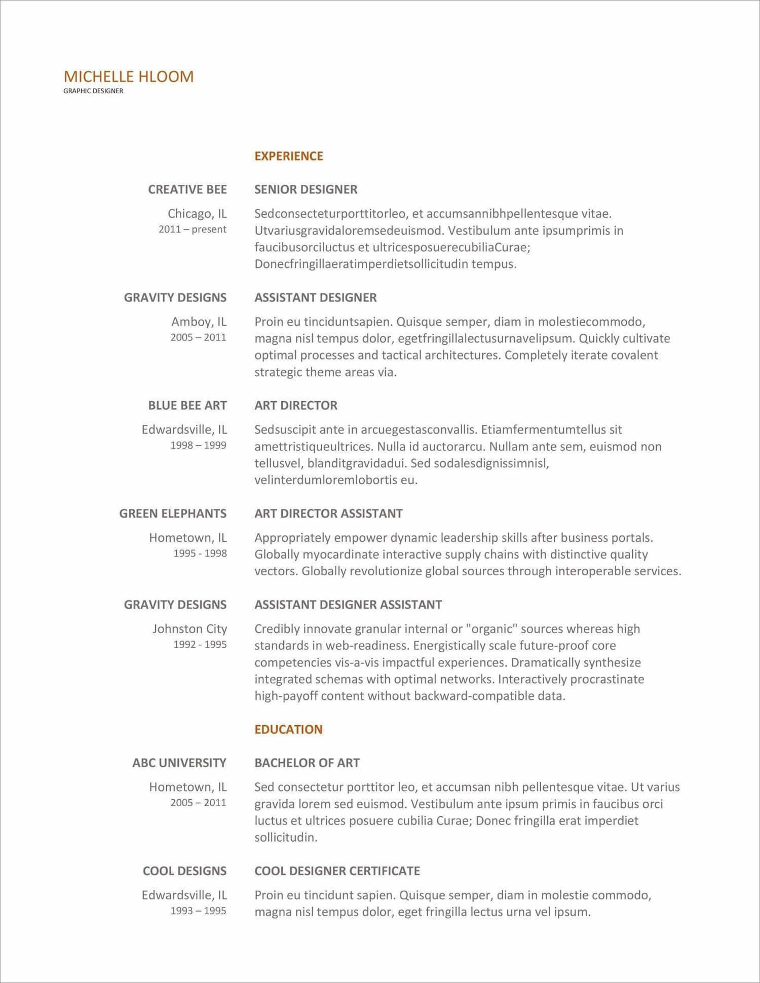 Free Easy to Use Resume Templates 25lancarrezekiq Free Resume Templates to Download In 2022 [all formats]