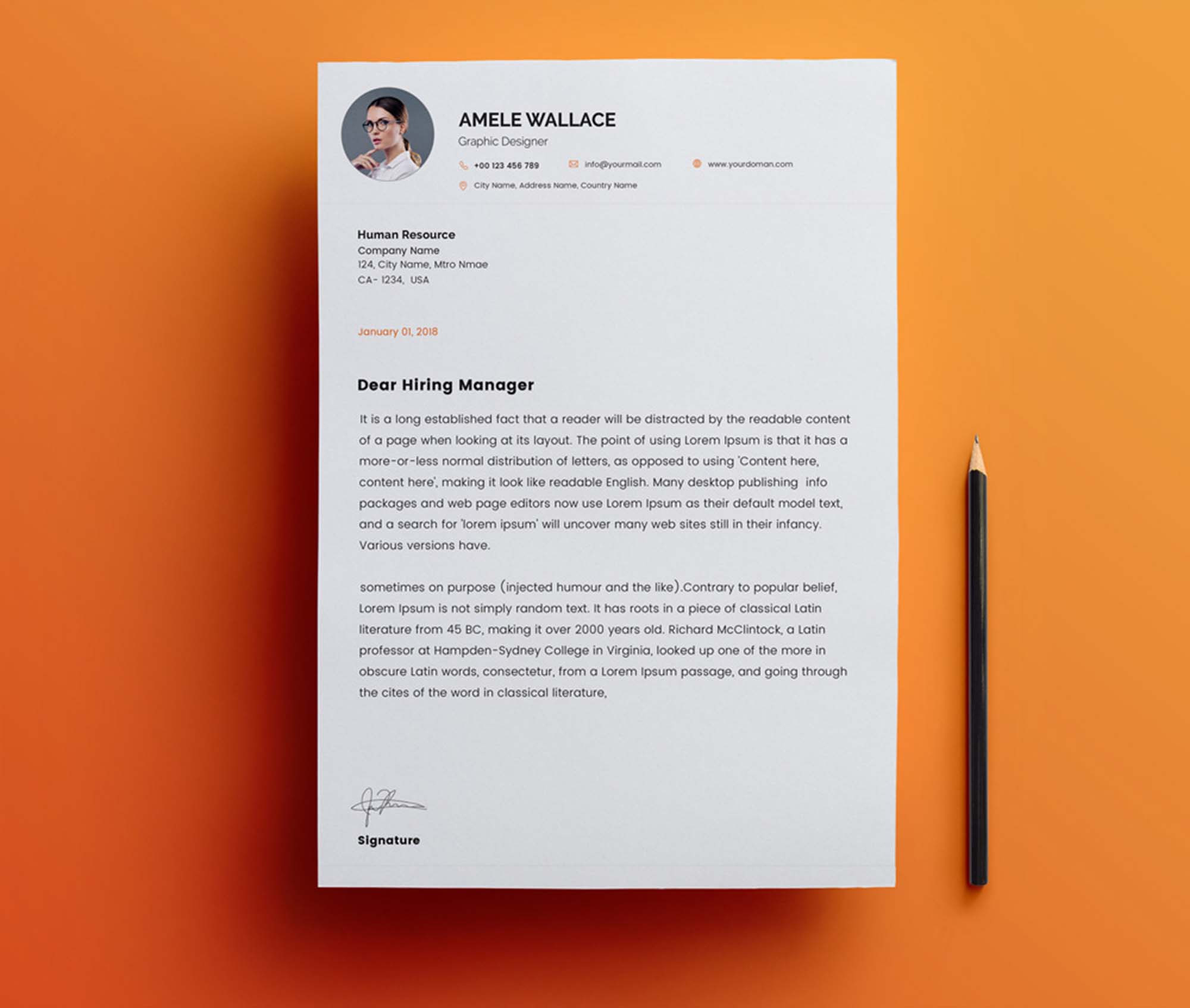 Free Online Resume Cover Letter Template Free Smart Resume / Cv with Cover Letter
