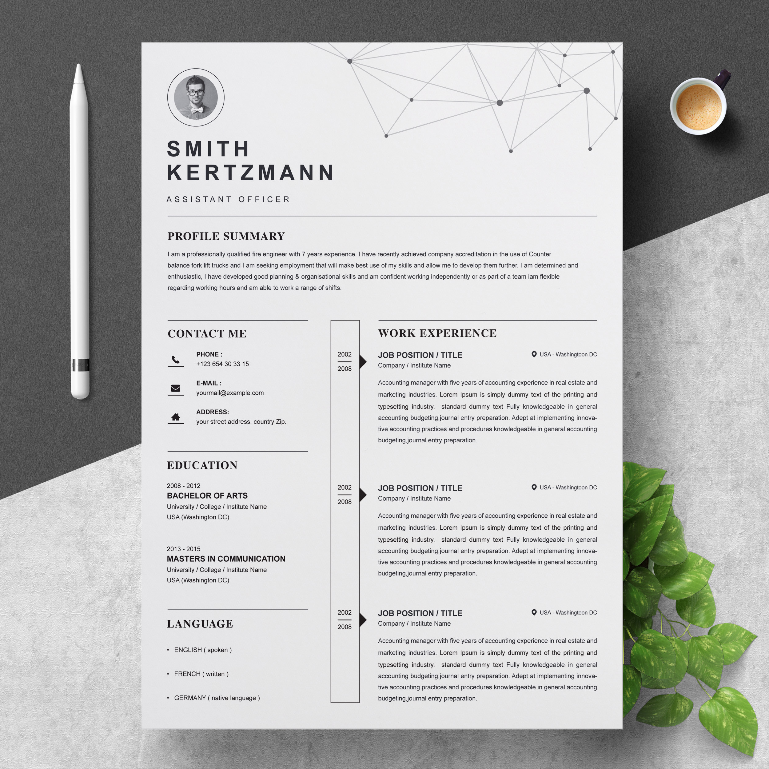 Free Resume Templates for It Professionals Professional Resume Template â Free Resumes, Templates Pixelify.net