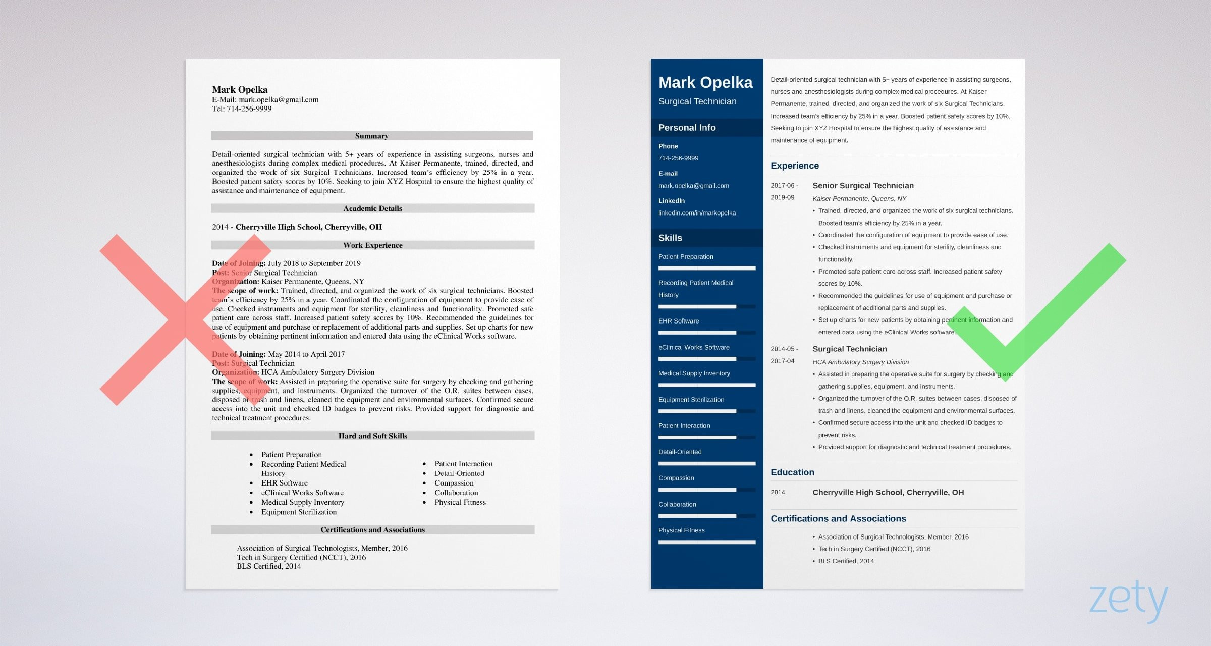 Free Sample Of Activities Tech Worker Resume Surgical Tech Resume [samples for Technologist & Technician]