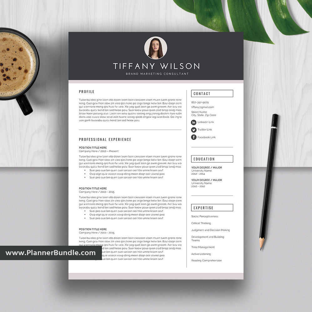 Professional Resume Template for Graduate School Professional Resume Template, Graduate Student Cv Template, Modern …