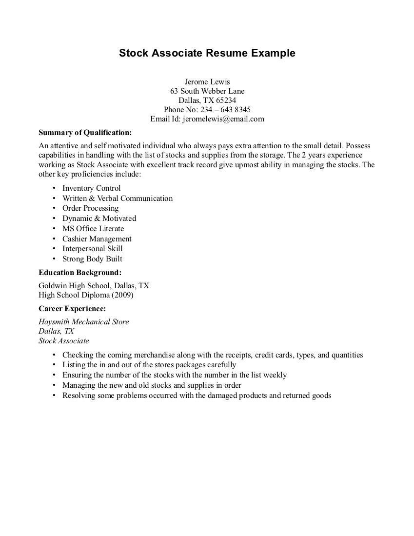 Resume for No Job Experience Sample Resume Examples No Experience – Resume Templates Student Resume …