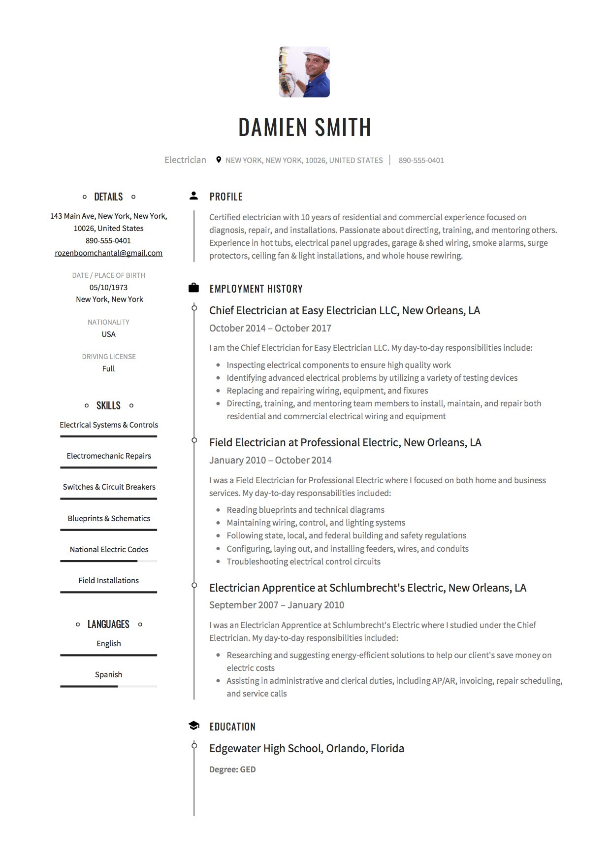 Resume Template for 10 Years Experience Making A Resume Does Go Easy! – Resumeviking.com