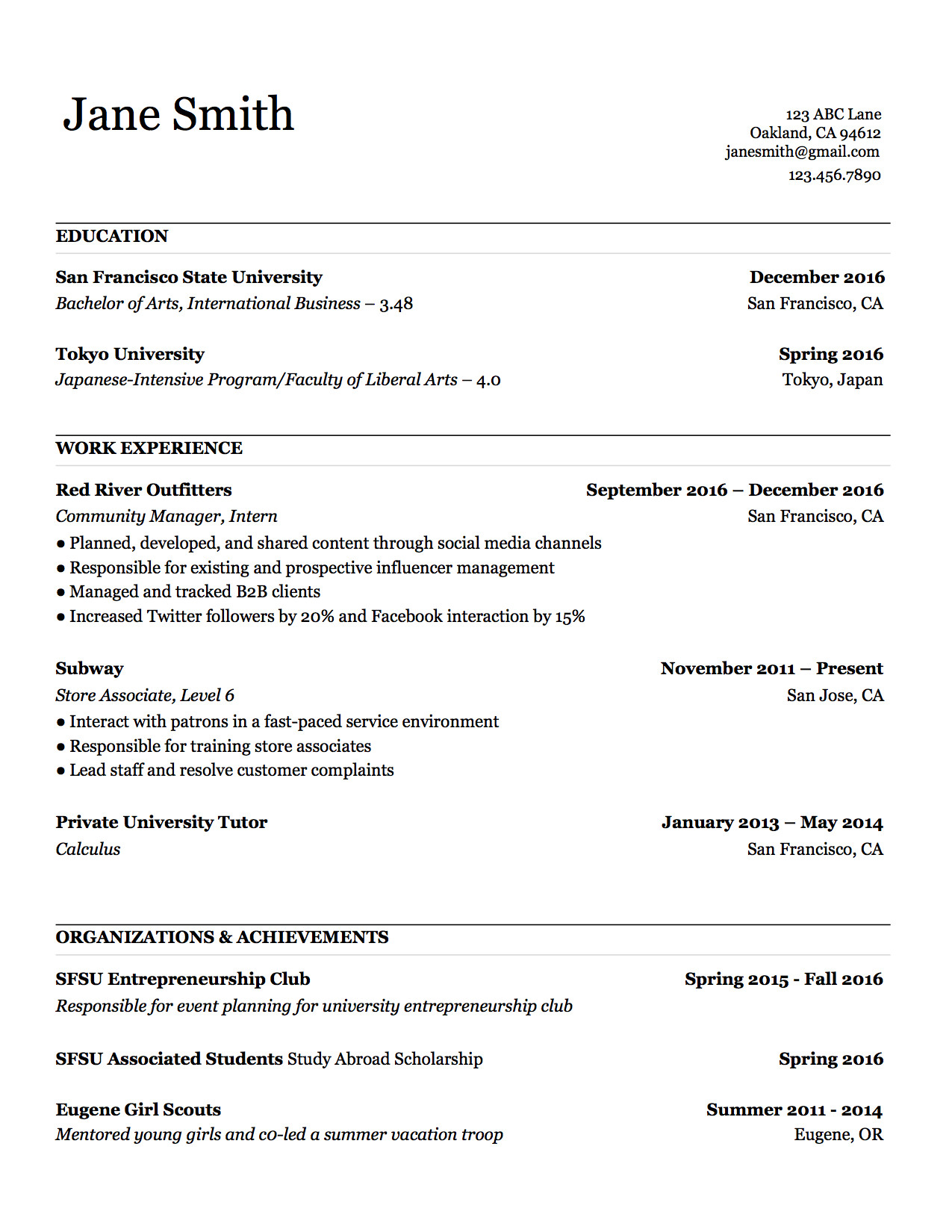 Resume Templates that are Actually Free 3 Actually Free Resume Templates – Localwise